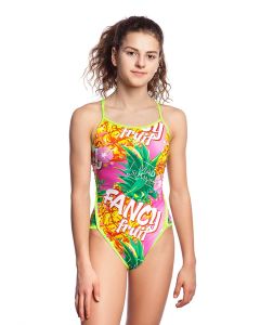 Mad Wave Girl's Tropic Swimsuit - Multi