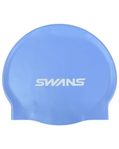 Swans Silicone Swim Cap - Blue