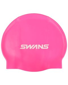Swans Silicone Swim Cap - Pink