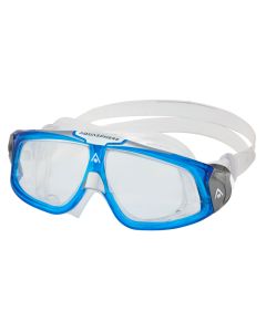 Óculos de protecção da lente transparente Aquasphere Seal 2.0 - Azul/branco
