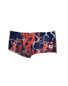 Arena Earth Texture Low Waist Short - Navy/ Red Multi