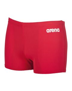 Arena Men's Solid Aquashort - Red / White