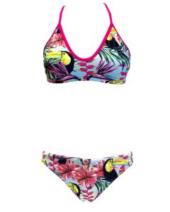 Turbo Women's Tucan Garden Swim Bikini Set - Multicolour