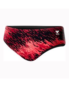 TYR Perseus All Over Racer Briefs - Red