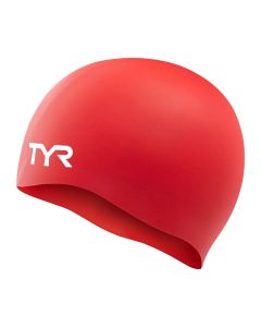 TYR Wrinkle Free Silicone Swim Caps - Red