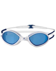 Zoggs Tiger Goggles - White/ Blue/ Blue Tint