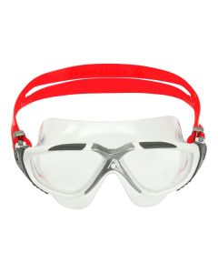 Aquasphere Vista Clear Lens Očala - bela/ rdeča