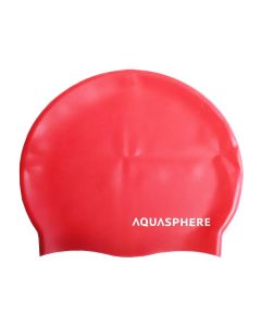 Aquasphere Plain Silicone Cap - Dark Pink