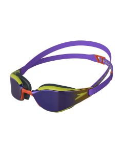 Speedo Fastskin Hyper Elite Mirror Goggles - Imperial/ Salso/ Atomic Lime/ Violet