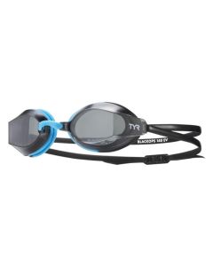 TYR Black Ops 140 EV Racing Nano Fit Goggles - Smoke/ Blue/ Black