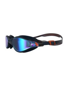 Speedo Vue Mirrored Goggles - True Navy/ Dragonfire Orange/ Sapphire Violet