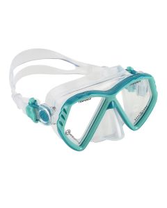 Aqua Lung Cub Junior Snorkelling Mask - Turquoise / Dark Green