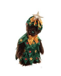 Charlie Bears Balsam Teddy Bear in  Christmas Tree Outfit