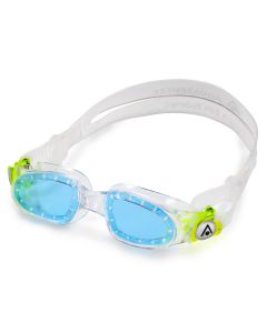 Aqua Sphere Moby Kid Blue Tinted Lens Goggles - Clear/Blue