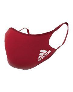 Adidas Face Cover 3 Pack - Red - Size M/L
