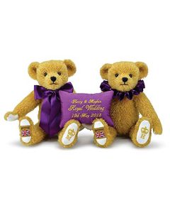 Merrythought Royal Wedding Harry & Meghan Teddy Bears
