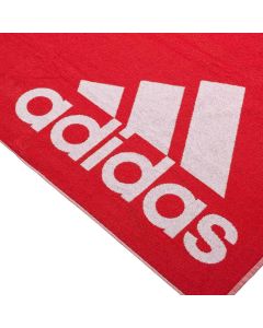 Adidas velika brisača - rdeča / bela