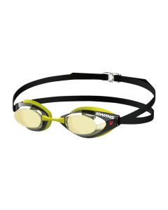 Swans SRX Mirror Swimming Goggles-Smoke/Orange 