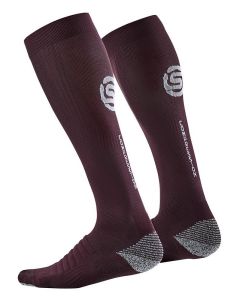SKINS Series-3 Performance Sock - Burgundy