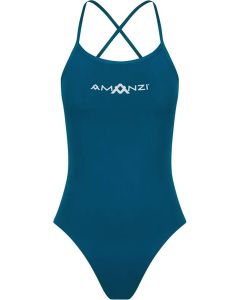 Amanzi Women's Neptune Tie Back Swimsuit - Blue