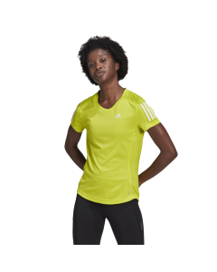 Adidas Women's Own the Run T-Shirt - Yellow