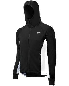 TYR Alliance Men's Jacket - Black/White