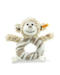Steiff Soft Cuddly Friends Bingo monkey Grip Toy - 060366
