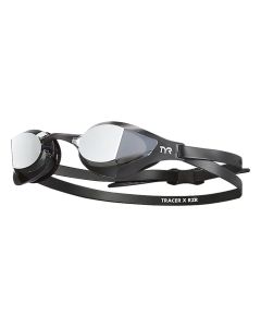 TYR Tracer X RZR Mirrored Goggles - Silver/ Black