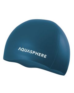 Aquasphere Plain Silicone Cap - Dark Green