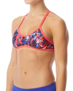 TYR Penello Pacific Tieback Bikini Top - Red/White/Blue