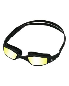 Aquasphere Ninja Yellow Titanium Mirrored Goggles - Black