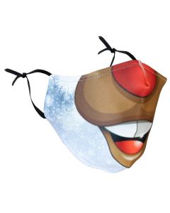 Stay Safe Face Mask - Stylised Rudolph