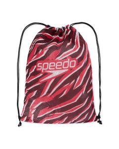 Speedo Saco de Malha Impresso XU - Vermelho Sirene / Preto / Branco