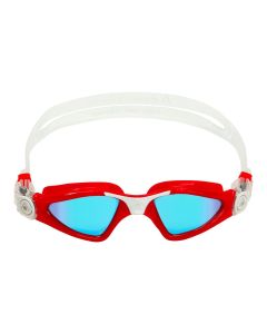 Aquasphere Kayenne Kompaktna modra titanska zrcalna očala - rdeča/ bela