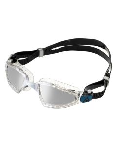 Aquasphere Kayenne Pro Silver Titanium Mirrored Goggles - Grey/ Black