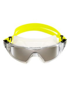 Aquasphere Vista Pro Silver Titanium Zrcalna očala - Bistra/ rumena