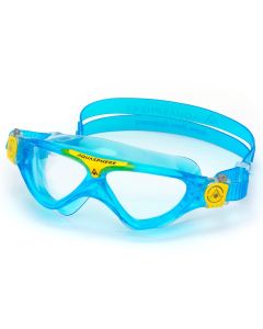 Aquasphere Vista Junior Clear Lens Goggles - Blue/Yellow