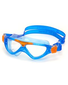 Aquasphere Vista Junior Clear Lens Goggles - Blue/Orange