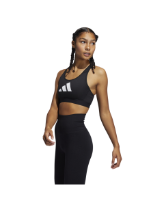 Adidas Women's DRST 3 BAR Workout Bra - Black