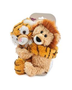 Warmies Warm Hugs Lion & Tiger Microwaveable Soft Toy