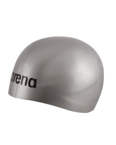 Arena 3D Ultra Silicone Swim Cap - Silver