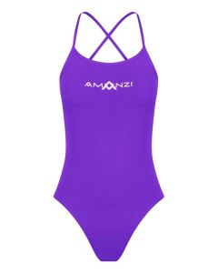 Amanzi Women's Jewel Tie Back Swimsuit - Purple