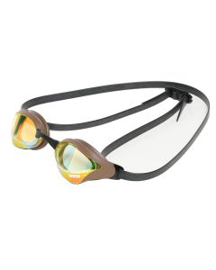 Arena Cobra Core Swipe Mirrored Goggle - Yellow/Copper/Choco