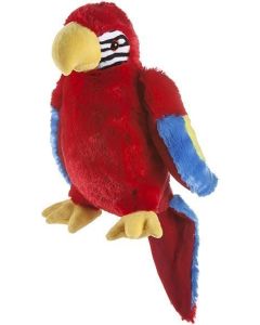 Petjes Red Parrot 32cm Soft Toy