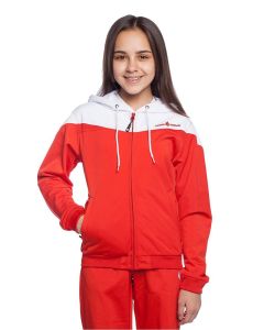 Mad Wave Junior Pro Track Jacket - White / Red
