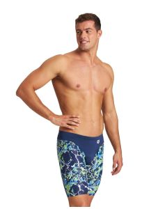 Arena Earth Texture Jammer - Navy/ Green Multi