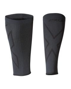 2XU Unisex X Compression Calf Sleeves - Titanium/Black