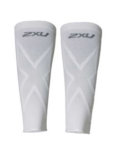 2XU Unisex X Compression Calf Sleeves - White / White