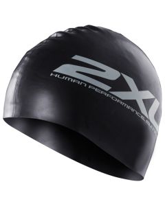 2XU Silicone Swim Cap - Black