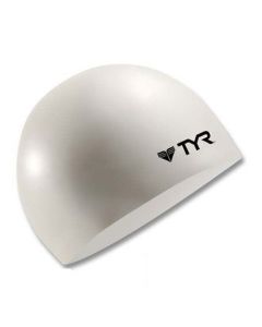TYR Wrinkle Free Silicone Swim Caps White